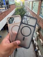 Premium Dotted Matte MagSafe Case for iPhone 17 Pro Max & iPhone 16 Pro Max – Metal Buttons Shockproof Slim Cover - Image 6