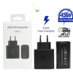 45W Super Fast Charger with Type C to Type C Cable, PD 3.0 PPS, Compatible with Galaxy S22, S21, S23 Ultra, Note 20, and More