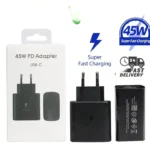 45W Super Fast Charger with Type C to Type C Cable, PD 3.0 PPS, Compatible with Galaxy S22, S21, S23 Ultra, Note 20, and More