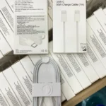 Original iPhone 17 Pro Max Charging Cable Fast Charge Type-C to Lightning Data Cable – High Speed Sync & PD Support – Durable White Cable